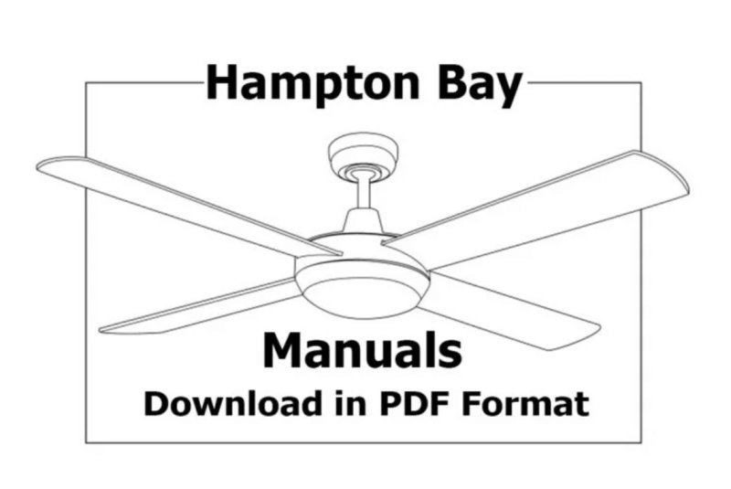 Hampton Bay Ceiling Fans Instructions Manual