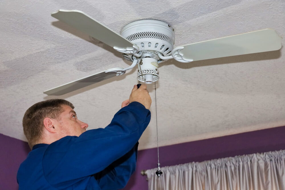How to Install a Hampton Bay Ceiling Fan